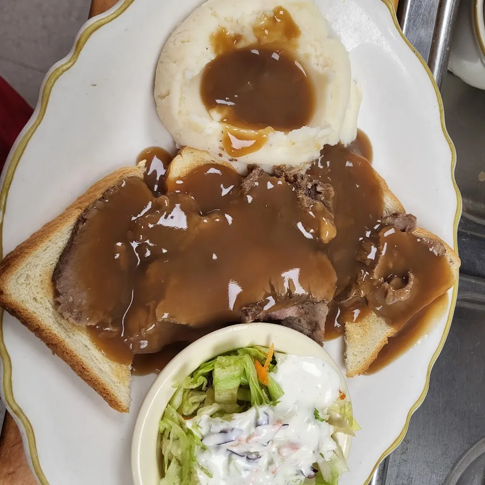 Open Face Hot Beef